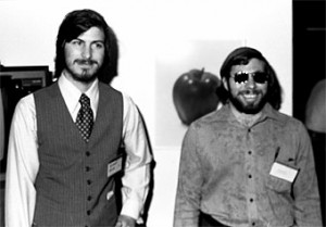 Steve Jobs y Wozniak en 1977